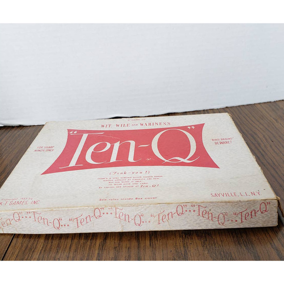 Vintage Ten-Q Board Game 1955 K-T Games - Picture 2 of 11
